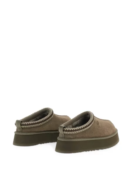 Saboți Ugg din piele de căprioară gri