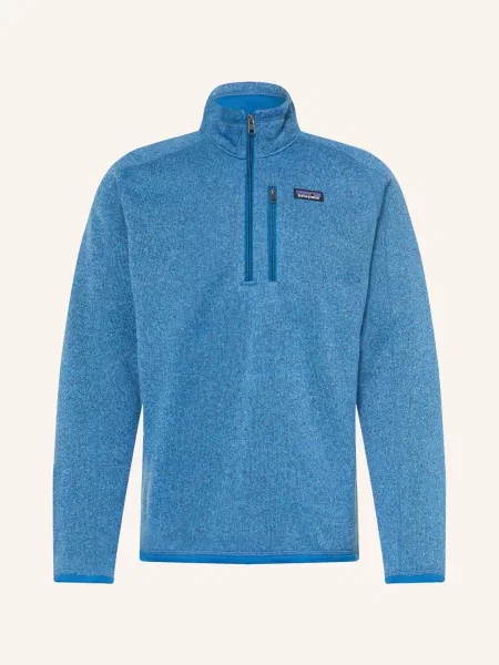 Patagonia Fleecový Svetr Troyer Better Sweater™ tmavě modrá