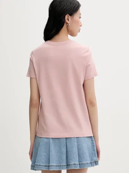 Diesel t-shirt basic różowy