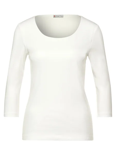 STREET ONE Tricou Pania murdar alb