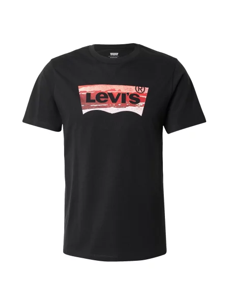 LEVI'S ® Tricou Classic Graphic Tee fildeş / portocaliu deschis / roșu intens negru