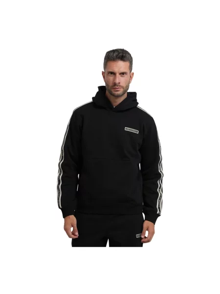 Bluza z kapturem Emporio Armani z kapturem czarna