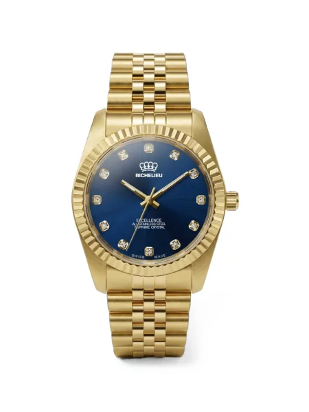 Ceas Richelieu Swiss cu autograf albastru