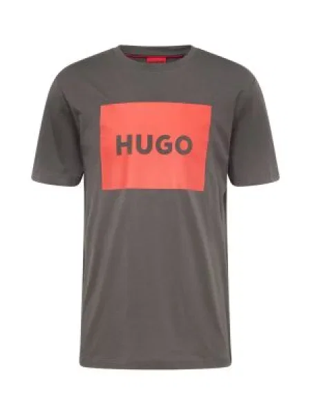 HUGO kratka majica siva
