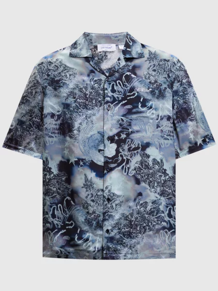Рубашка Off-white синяя