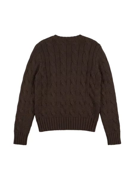 Kardigán Polo Ralph Lauren hnedá
