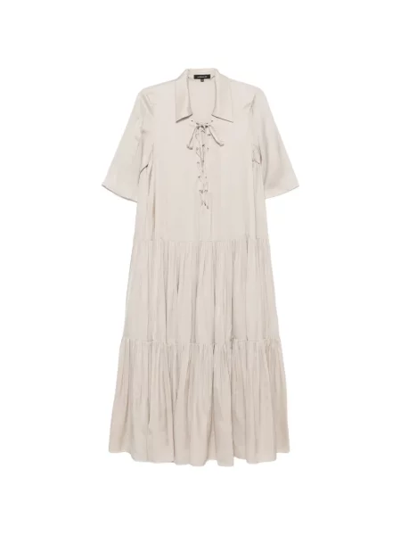 Warstwowa sukienka midi Barbara Bui sznurowana koronkowa