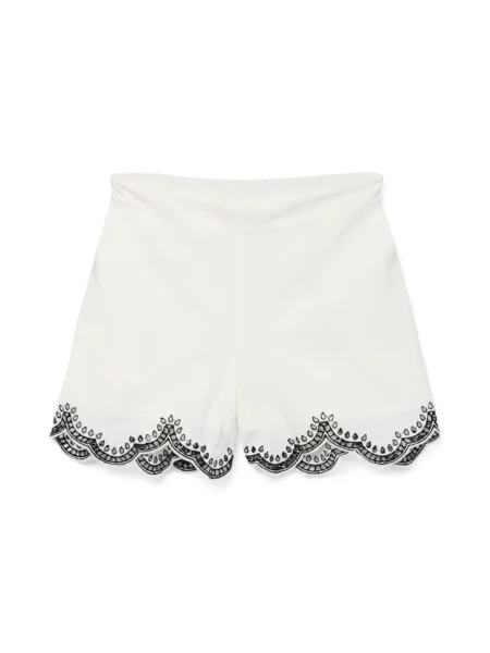 VERO MODA Pantaloni VMDIANA' alb