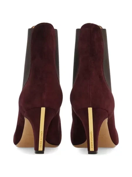 Chelsea boots Ferragamo červená