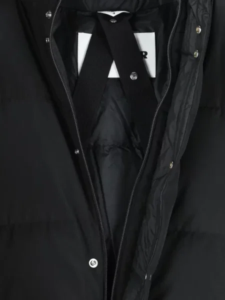 Pūkinė striukė Moncler juoda