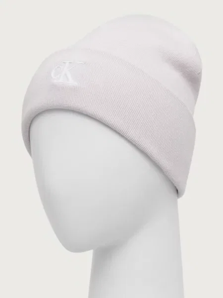 Calvin Klein Čiapky svetlosivá / biela ružová
