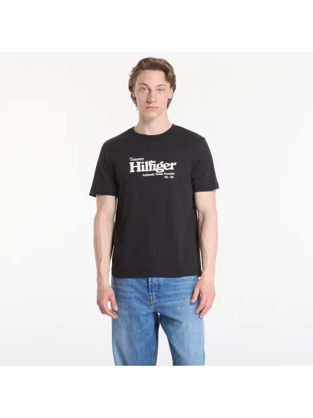T-shirt Tommy Hilfiger Nautical Chest Graphic Reg Tee Black M μαύρο