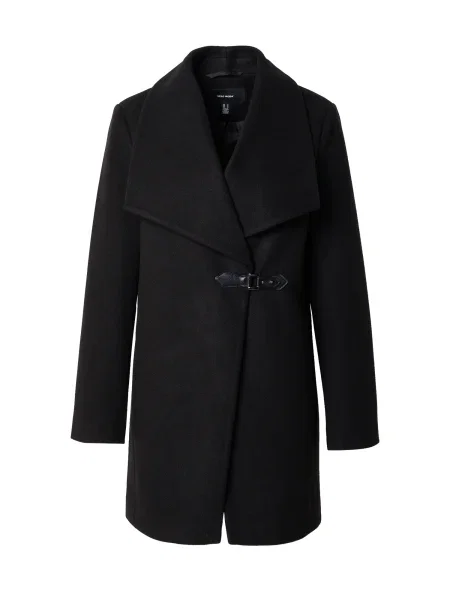 VERO MODA Palton de primăvară-toamnă VMPOP NATTIE' negru