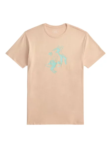 Tricou polo Ralph Lauren Rrl scurt roz