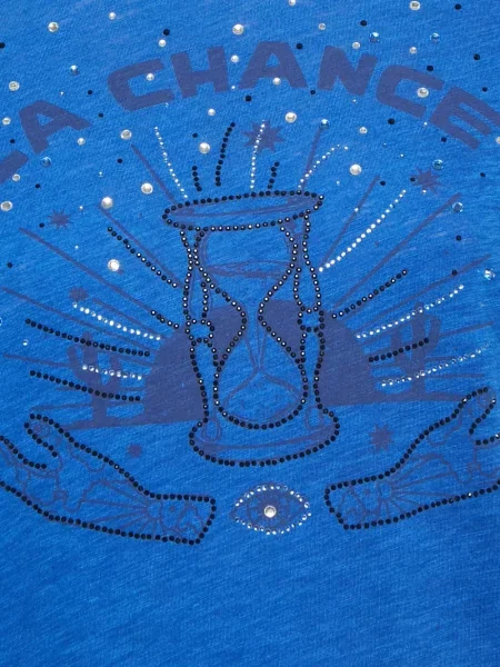 Tricou Maje cu imagine albastru
