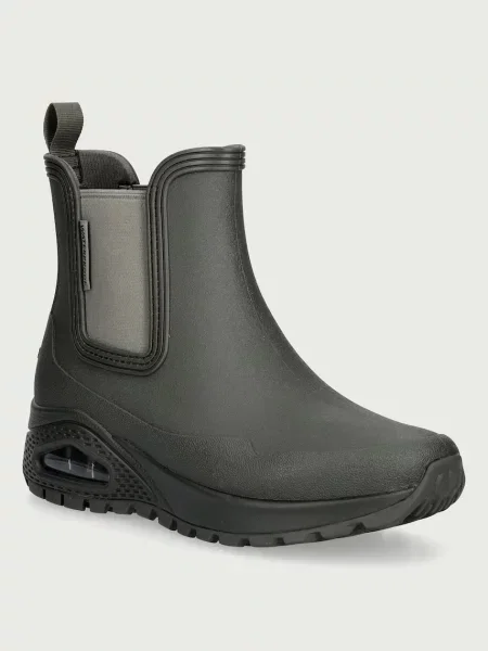 Skechers cizme Wellington pentru femei UNO RUGGED-DANCING N THE RAIN verde