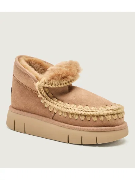 MOU Bocanci Eskimo Bounce | piele întoarsă | shearling bej