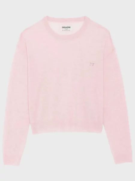 Кашемировый свитер Zadig&voltaire розовый