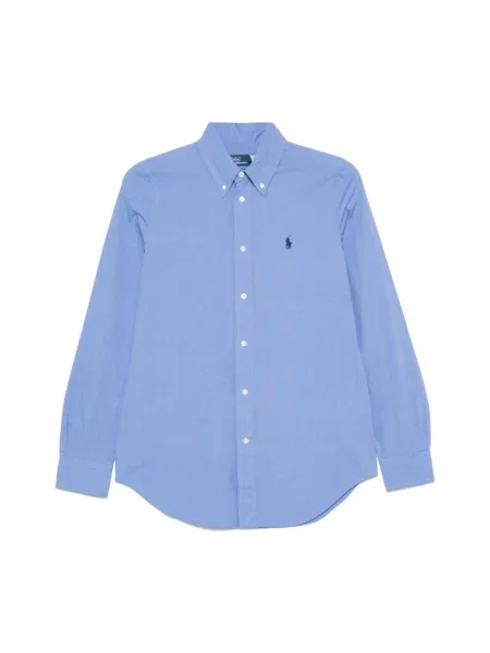 Polo Ralph Lauren koszula regular z kołnierzykiem klasycznym niebieski