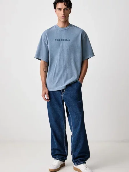 Axel Arigato tricou oversized din pentru bărbați