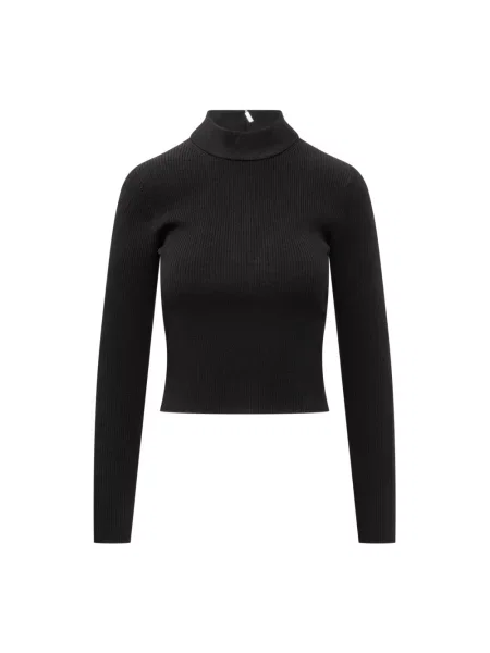 Sweter z golfem Michael Kors czarny