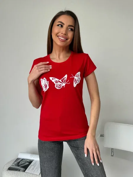 ISSA Plus Футболка червоний
