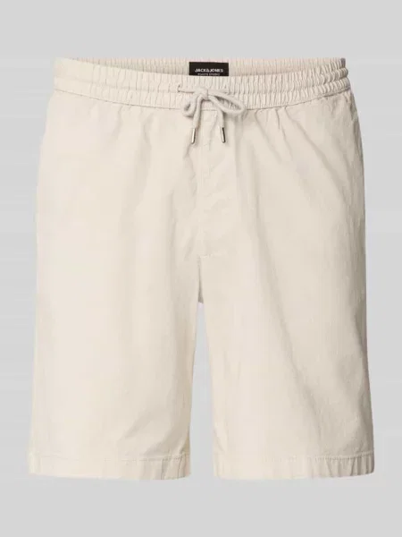 Szorty z elastycznym pasem model JAIDEN CARTER' Jack & Jones beżowe
