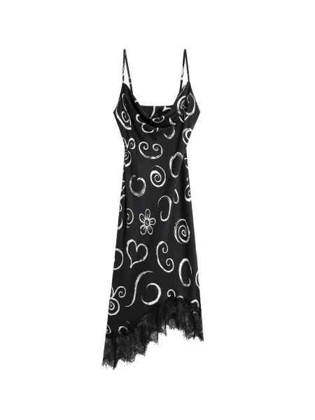 Desigual Rochie negru alb