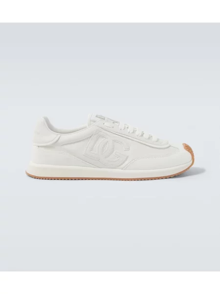 Usnjene superge Dolce&gabbana bela