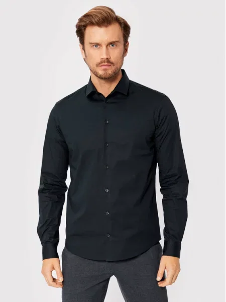 Casual Friday Košulja Palle Slim Fit crna