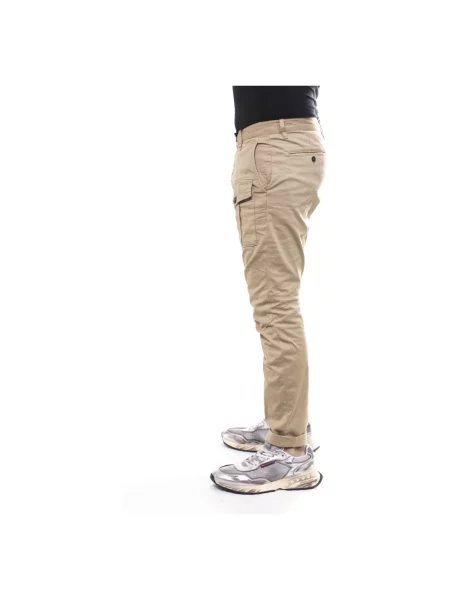 Bojówki Sexy Cargo Fit blau beżowe