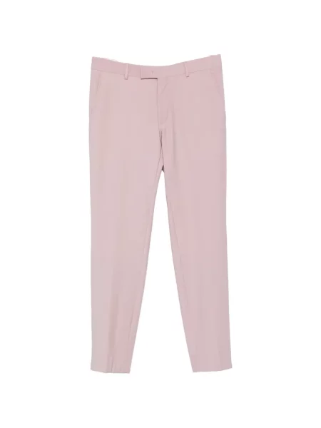 Cu centură pantaloni Karl Lagerfeld roz