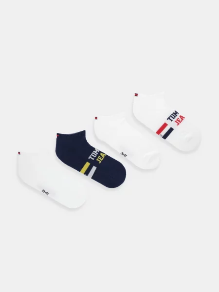 Чорапи Tommy Jeans 4 чифта тъмносиньо