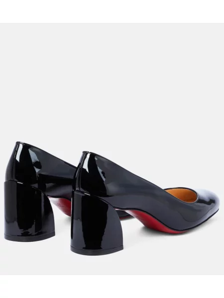 Bőr lakkozott körömcipő Christian Louboutin fekete