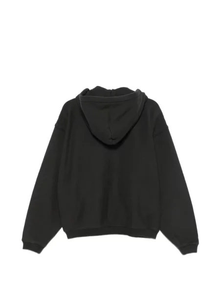 Hanorac cu glugă Stüssy cu imagine negru