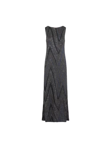 Długa sukienka maxi Missoni czarna