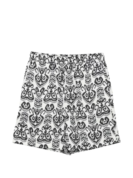 Pantaloni scurți Low Brand cu imagine alb