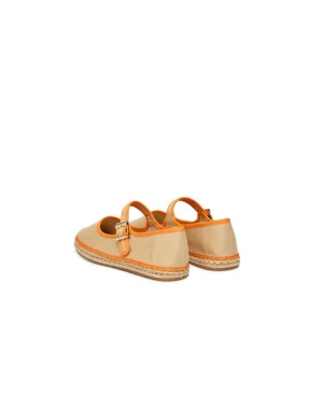 Espadrile Tommy Hilfiger Buckle Maryjane Espadrille bež