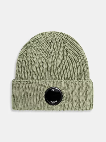 C.P. Company czapka wełniana zielona