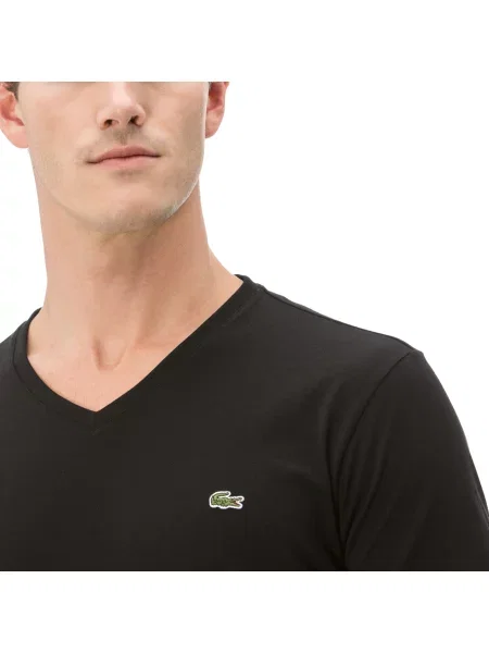 ФУТБОЛКА LACOSTE чорна
