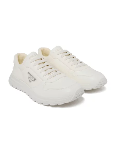 Sneakersy Prada skórzane białe