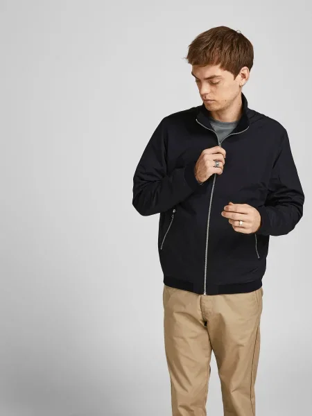 JACK & JONES Prechodná bunda JWHMASH' čierna