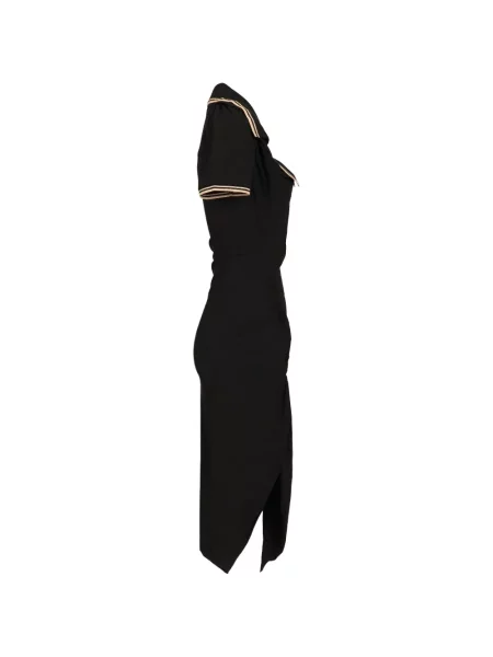 Gulerat lung rochie midi Vivienne Westwood negru