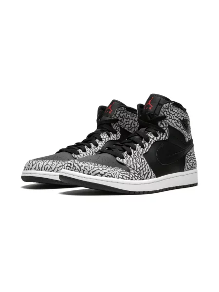 Raštuotos retro stiliaus sportbačiai Jordan Air Jordan 1 juoda