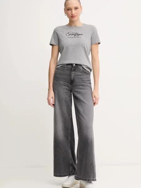 Tommy Hilfiger tričko šedé