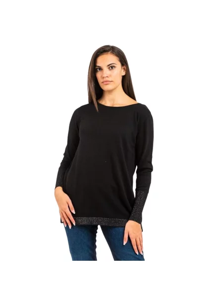 Sweter Gas z kapturem czarny