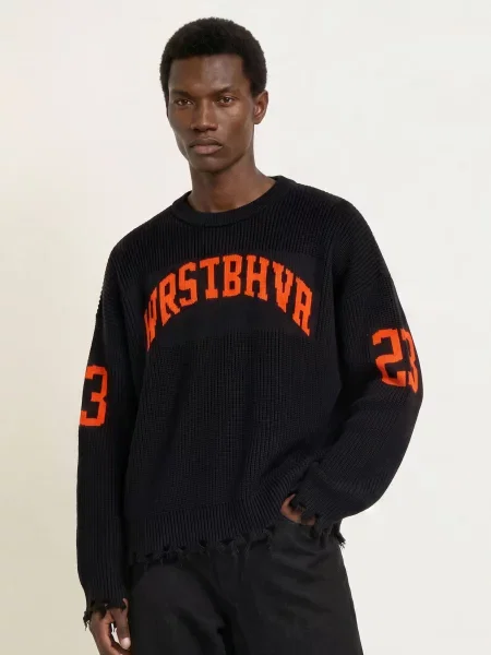 Wrstbhvr Sweter Tove schwarz czarny