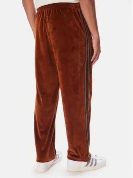 Adidas Sportinės kelnės Firebrid Velour Track ruda