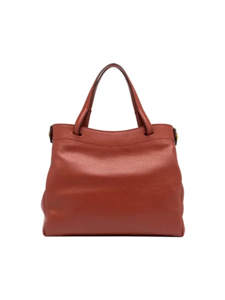 Shopperka Gianni Chiarini skórzana czerwona
