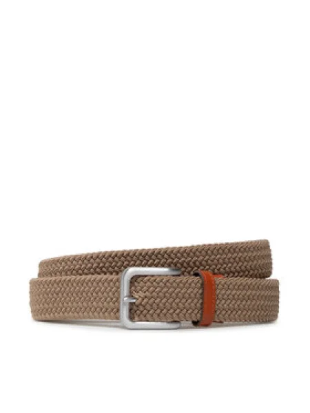 Jack&Jones Pánsky opasok Jacspring Woven Belt béžová